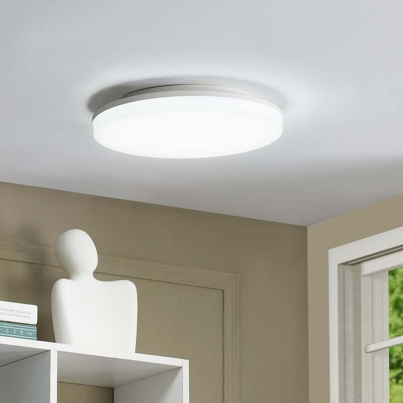 Prios LED-Deckenlampe Artin Ø 28 cm weiß CCT IP65 2880 lm 16,2 W - 4251911707298