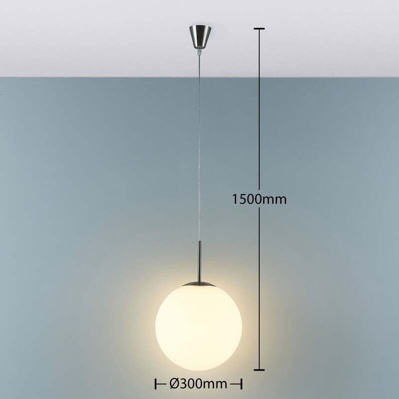 Lindby Hängeleuchte Pendelleuchte Marike LED Lampe Leuchte dimmbar weiß Ø30cm - 4251096539646