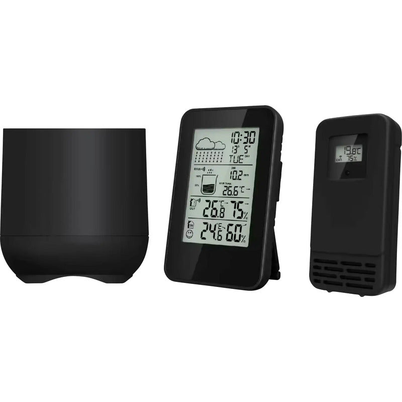 Denver Funk-Wetterstation WSR-560 Wettervorhersage max. 3 Sensoren schwarz - 5706751089732