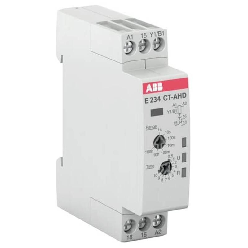 ABB Zeitrelais CT-AHD.12 Steuerrelais 1 St. 24-240V Zeitbereich 0,05-360000s 6A - 4013614350665