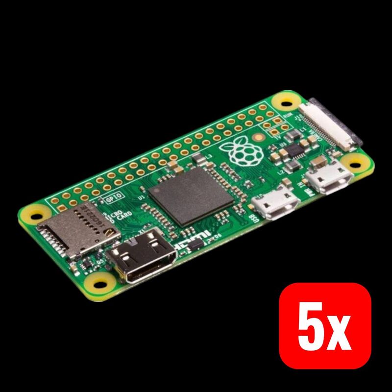 Raspberry Pi Zero 1GHz 512MB Mini-Computer Platine für Elektronik-Projekte - 5056561800271