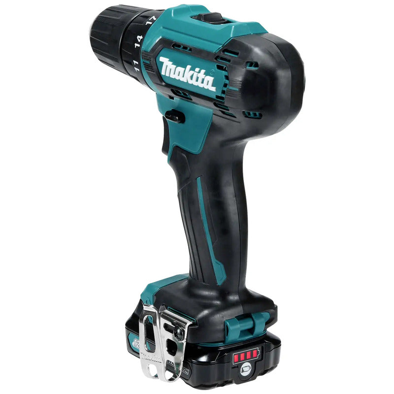 Makita Akku-Bohrschrauber DF333DZ 10.8V 4Ah ohne Akku kompakt vielseitig 2-Gang - 0088381872171