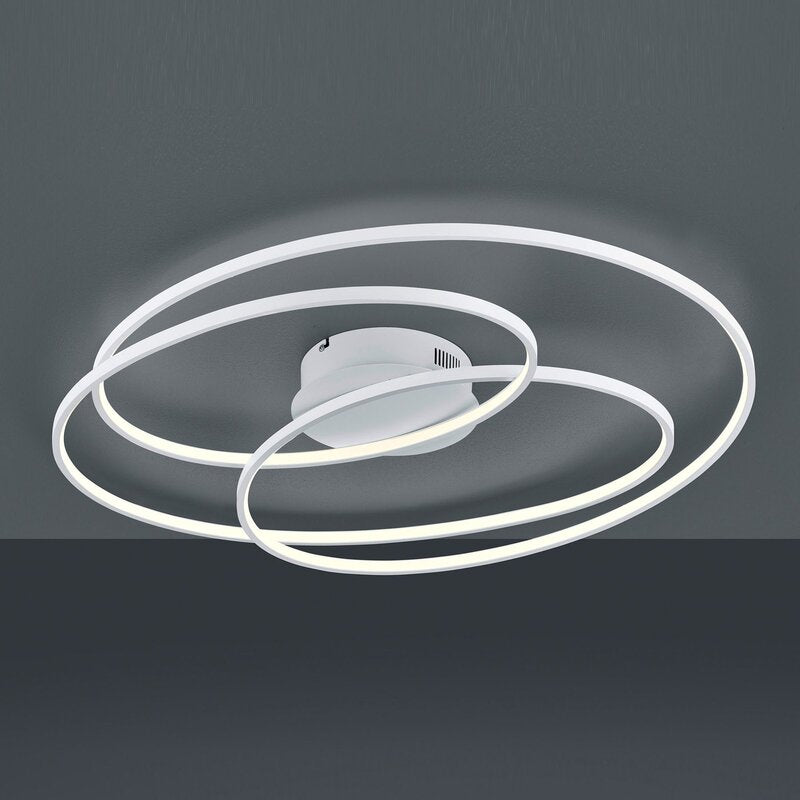 Trio Lighting Deckenleuchte Deckenlampe LED weiß matt Leuchtmittel inklusive dim - 4017807452259