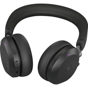 B-Ware Jabra On Ear Headset Evolve2 75 Bluetooth Noise Cancelling Mikrofon Schwarz 36h