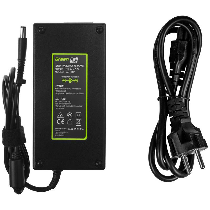 Green Cell GC-AD111P Notebook-Netzteil Laptopnetzteil Adapter 150 W 19.5 V 7.7 A - 5903317226499