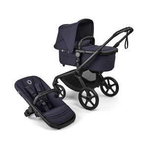 B-Ware Bugaboo Fox5 Renew Complete black/indigo Komplettset Kinderwagen Set