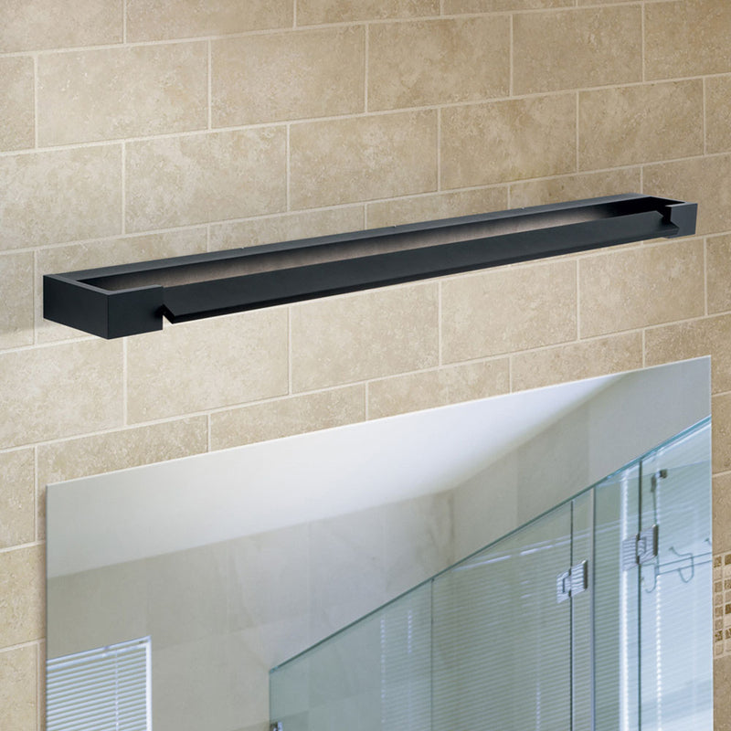 LED Wandleuchte Marilyn schwarz matt 90cm Badezimmerlampe Aluminium IP44 24W - 9003090271290