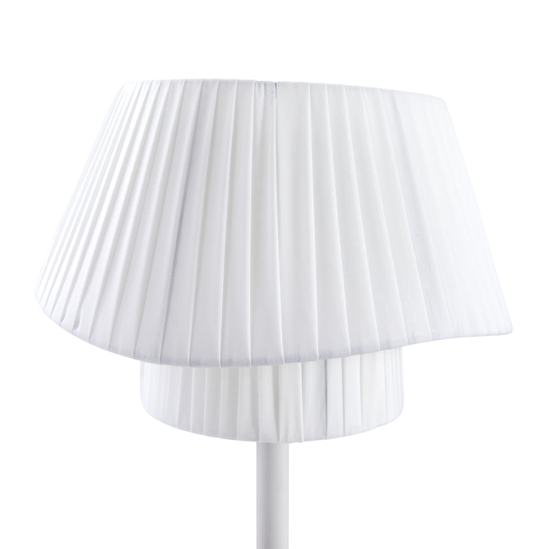 Lindby Tischleuchte Eryndor LED Lampe Leuchte Tischlampe weiß Ø30cm 51,6cm - 4251911777789