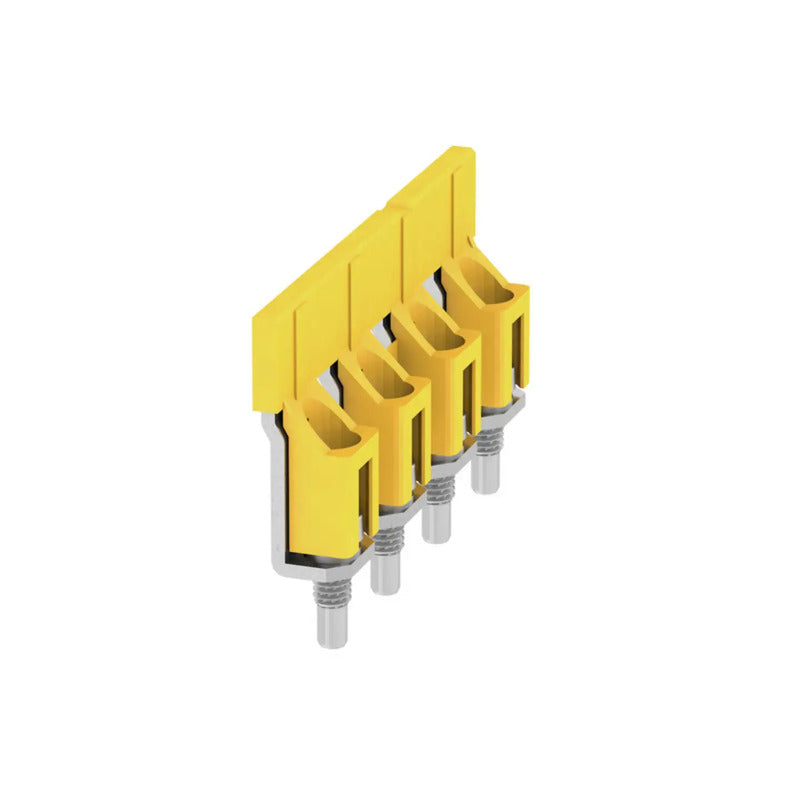 Weidmüller Querverbinder WQV 35/4 4-polig 112A 400V Gelb 60,3x9,85x28mm 50 Stk. - 4008190130275