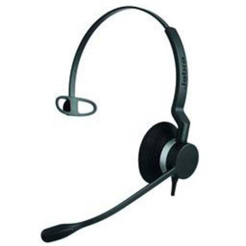 Jabra Headset Kopfhörer Over Ear kabelgebunden Mono Schwarz Noise Cancelling - 5706991016437
