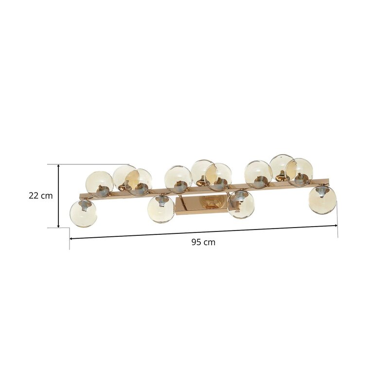 Maytoni Deckenlampe Dallas Deckenleuchte Leuchte 13-flg GU9 gold SIEHE TEXT/FOTO - 4251110026930