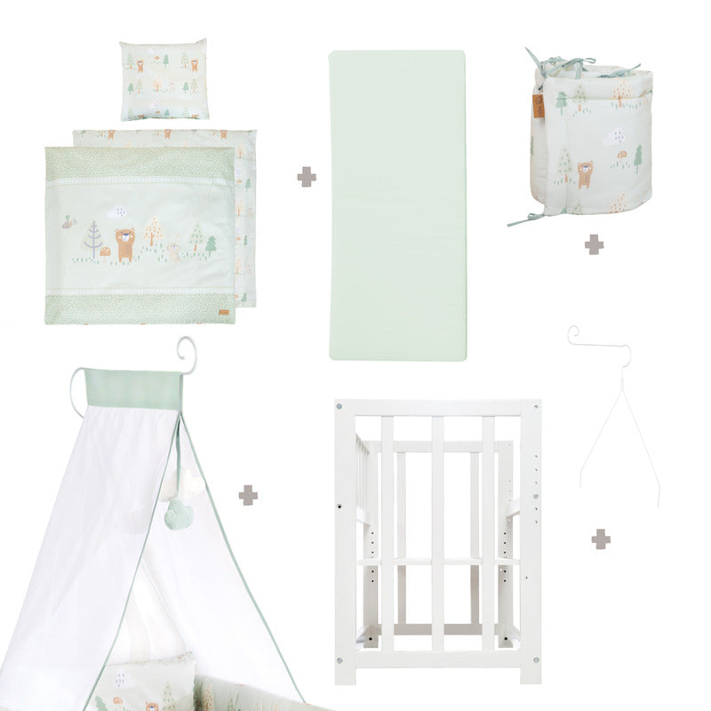 Roba Baby Liegefläche MDF 100% Baumwolle für Kinder ab 0 Monaten 76x95cm - 4005317344713