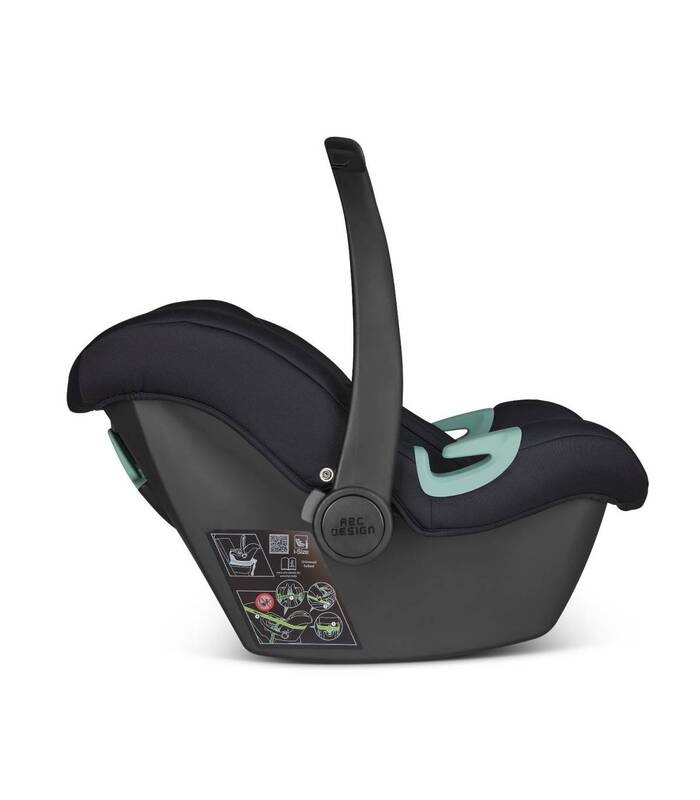 ABC Design Babyschale Kindersitz Tulip Autositz i Size Schwarz - 4045875106811