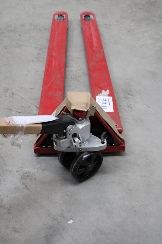 STIER Gabelhubwagen Tragkraft 2000kg Handgabelwagen Nylon-Reifen Gabellänge - 4251709618577