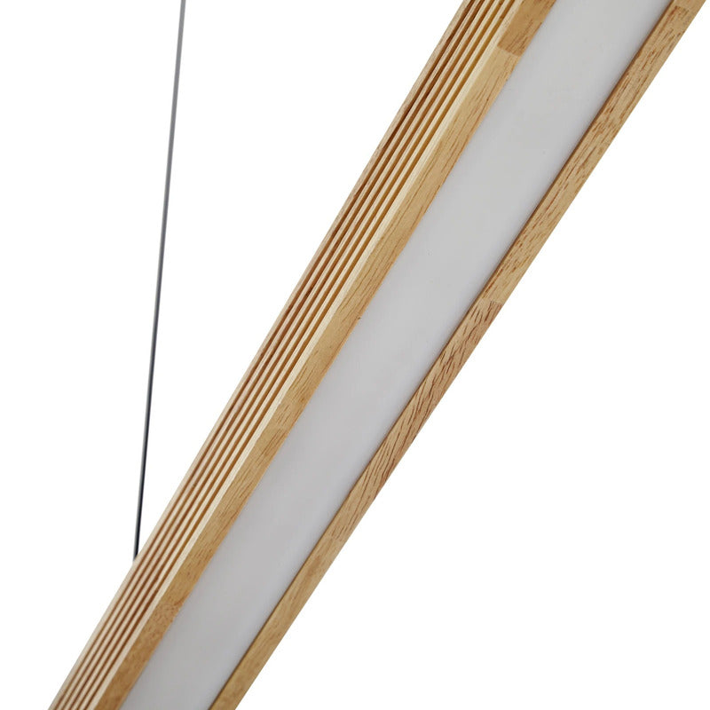 Lucande Emara LED-Hängeleuchte Eiche schwarz dimmbar 30W 115cm IP20 - 4255830900785