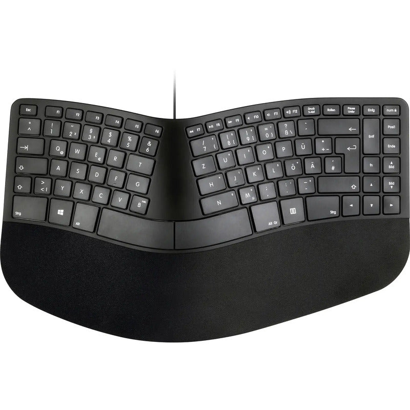 Matias Tastatur PC Tastatur Ergonomisch FK313PC-DE QWERTZ Schwarz USB-C 1,50m - 0833742008870