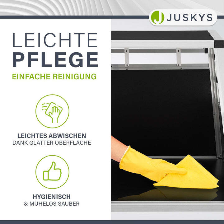 Hundebox Auto Hundetransportbox Aluminium für kleine bis mittlere Hunde - 4260304765609