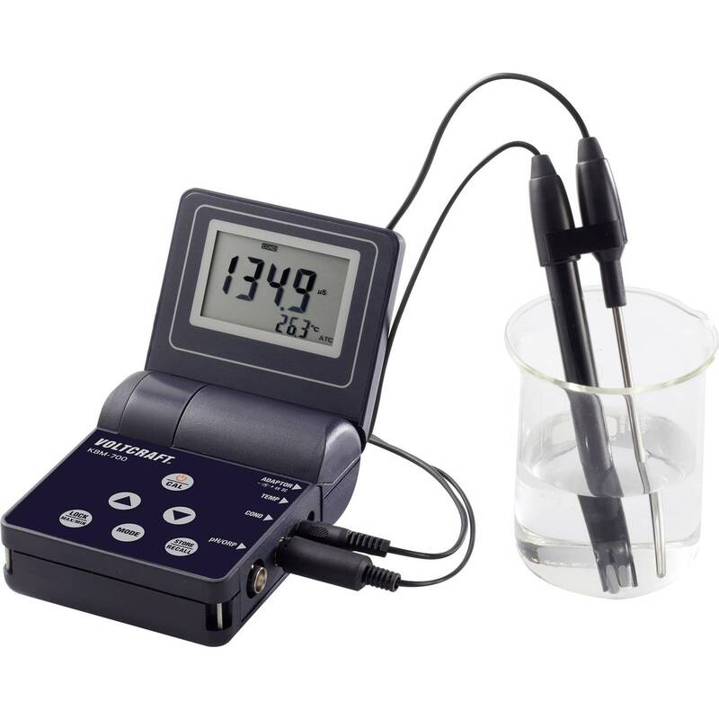 Voltcraft Kombi-Messgerät Leitfähigkeit pH-Wert Redox Temperatur Salz präzise - 4053199576982