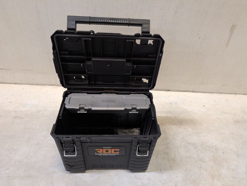 Keter ROC PRO 3tlg. Werkzeugkasten-Set schwarz, stapelbar, IP65, 72 kg - 7290112638168
