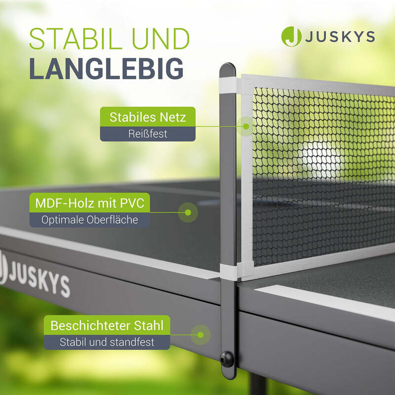 Mini Tischtennisplatte Flexi Tischtennisplatte klappbar tragbar inkl. Netz - 4262437182452