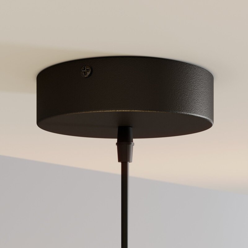 Hängeleuchte Cubus Pendelleuchte Lampe Leuchte LED dimmbar E27 rauchgrau Ø30cm - 5901780542924