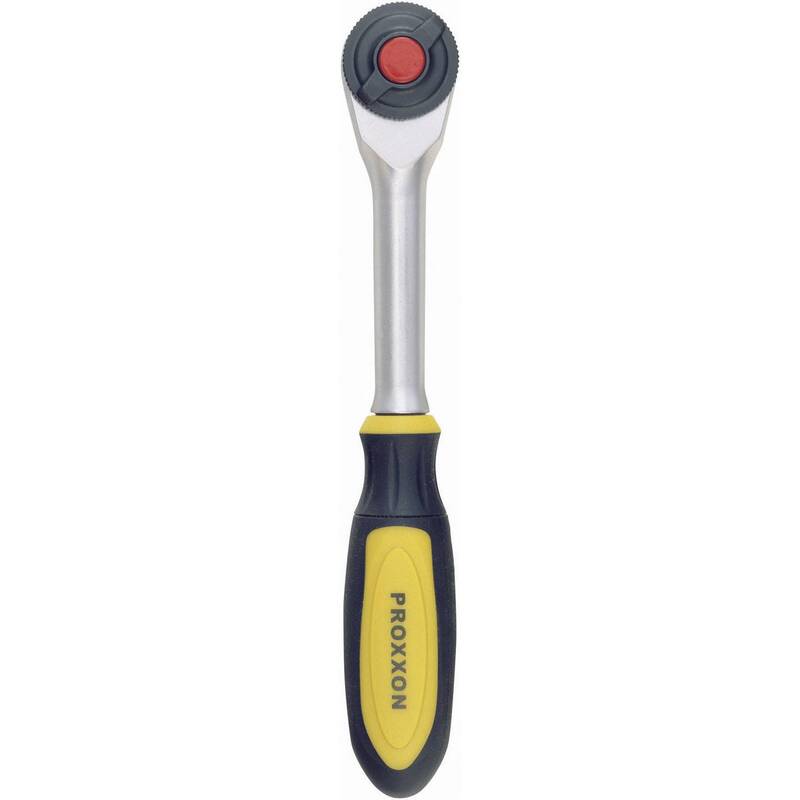 ROTARY-RATSCHE 1/4" 52 Zähne 180 mm PROXXON Umschaltknarre für enge Räume - 4006274230828