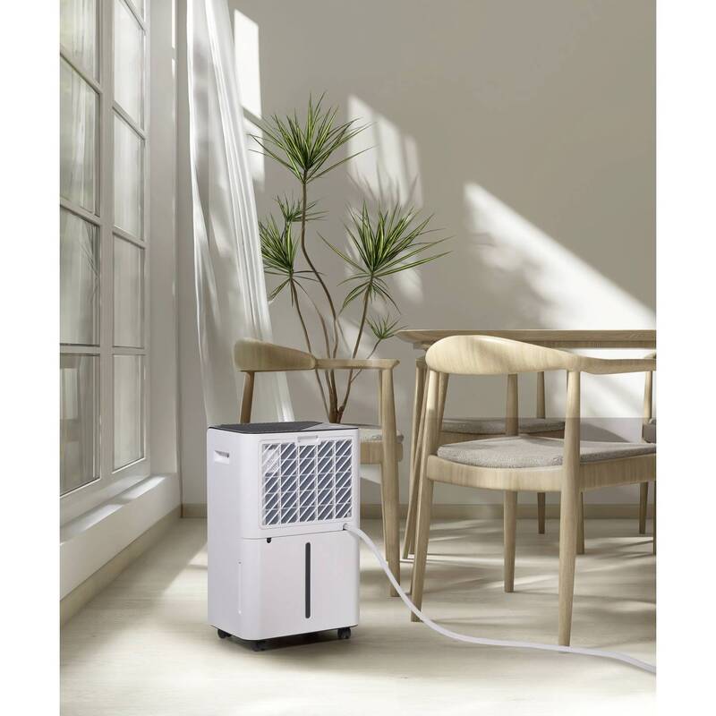 Sygonix Luftentfeuchter 20l/Tag 330W für Räume bis 104m² mit LED-Display weiß - 4064161340883