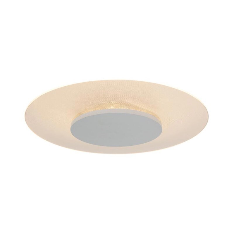 Steinhauer Deckenleuchte Lampe LIDO LED weiß Rundleuchte Metall Modern 28cm 12W - 8712746106237