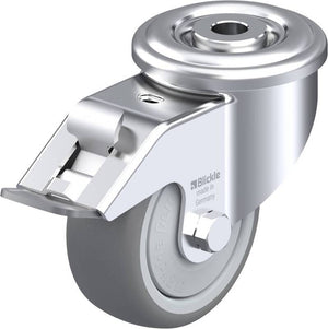 B-Ware Blickle 757060 LER-TPA 80K-FI-FK Lenkrolle Feststeller Rad Rolle Montagematerial