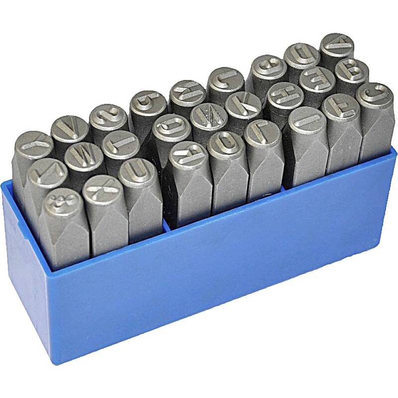 KS Tools Schlagbuchstabensatz Gravur Stempel Handwerkzeug Einschlagstempel - 4042146157022