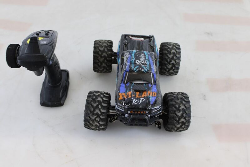 Amewi RC Einsteiger Modellauto M-Land Blau Monstertruck 1:16 4WD 48 km/h RtR - 4260768517301