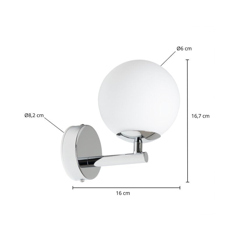 Arcchio Maviris LED Bad Wandleuchte Wandlampe Leuchte Lampe Indoor Kugel Glas - 4251911752496