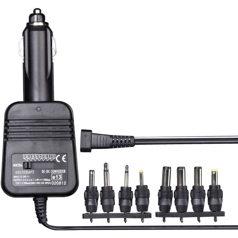 Voltcraft DC/DC-Kfz-Wandler Kfz-Kleingeräte-Adapter Netzteil Messtechnik 5 STÜCK - 4016138523584