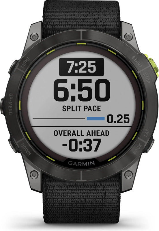 Garmin Sportuhr Smartwatch Uhr Enduro 2 Sapphire Solar DLC Titan Schwarz Onesize - 0753759296650
