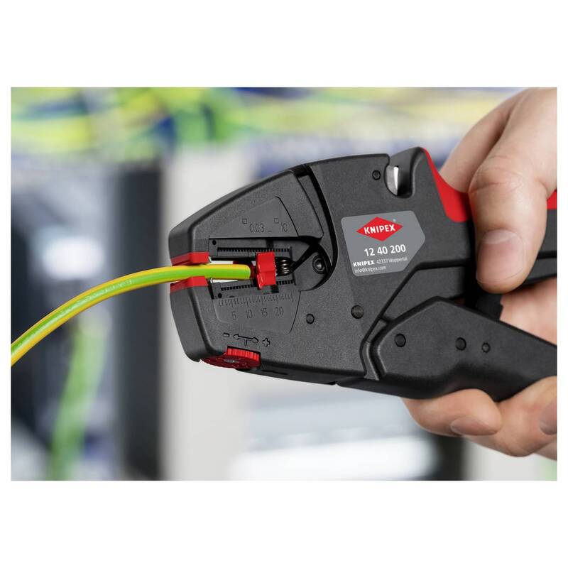 Knipex 12 40 Automatische Abisolierzange 0,03-10 mm² für Elektroarbeiten - 4003773040262