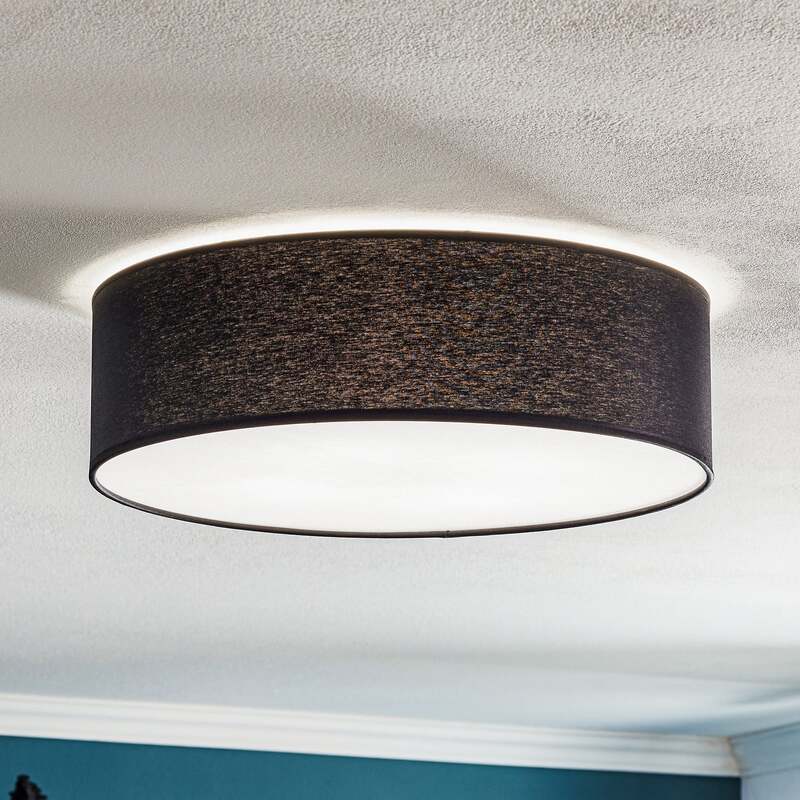 TK Lighting Deckenleuchte Rondo LED Lampe dimmbar dunkelgrau Ø45cm 4-flammig - 5901780510886
