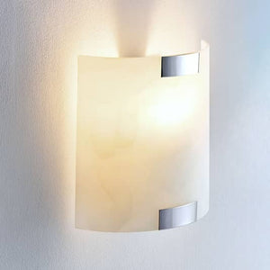 B-Ware Lindby Quadratische Glas-Wandleuchte Quentin Wandleuchte Wandlampe Leuchte LED