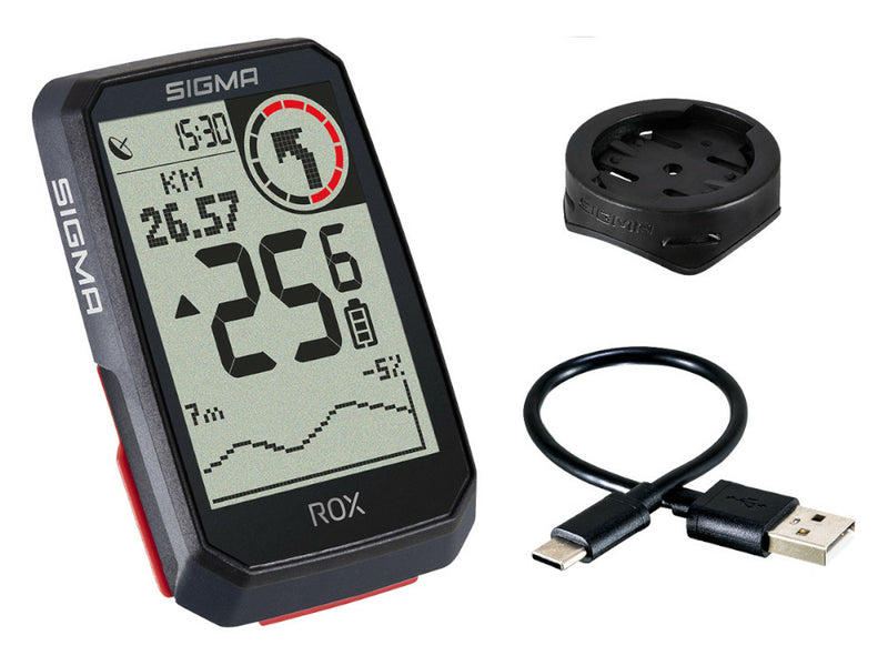 SIGMA SPORT ROX 4.0 Fahrradcomputer GPS Tracker Geschwindigkeitstracker Rad 2,4" - 4016224010608
