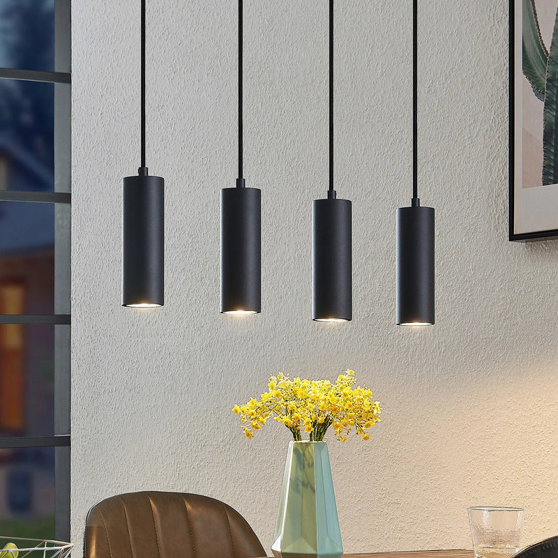 Lindby Maniva Pendelleuchte Deckenlampe Hängeleuchte Lampe Leuchte GU10 Holz - 4251911711738