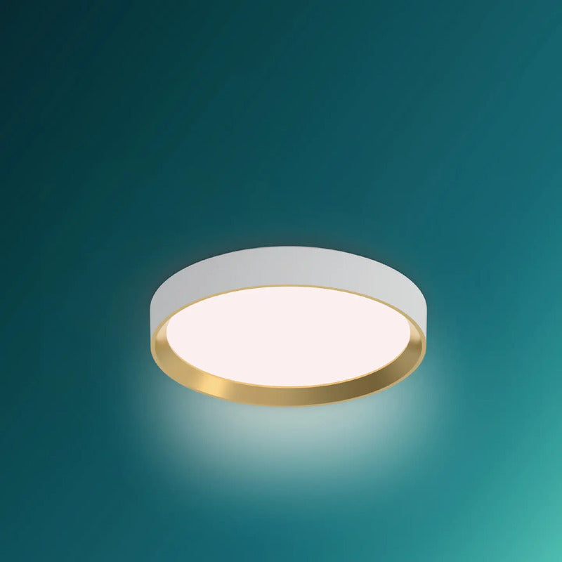 Philips Deckenleuchte Hanno LED Lampe dimmbar warmweiß 24W Metall gold 38,4 cm - 8720169301375