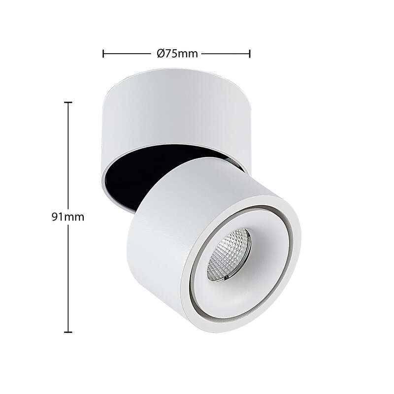 Arcchio Rotari LED-Deckenstrahler Deckenlampe Lampe Leuchte 1-flammig 6,1W weiß - 4251096579338