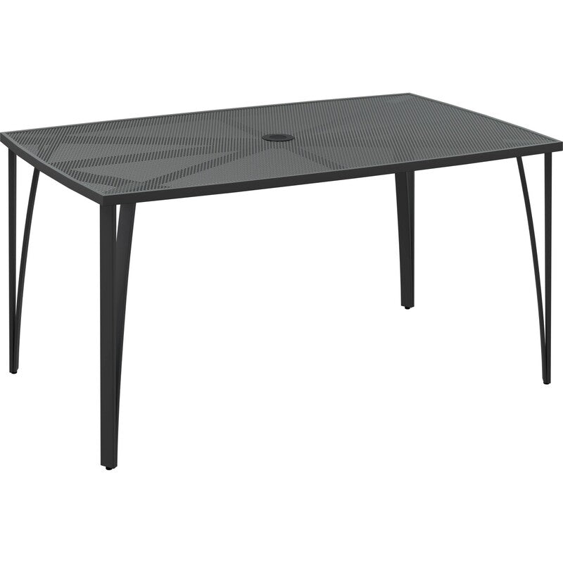Gartentisch Sacramento anthrazit 150x90cm Terrassentisch Outdoor Tisch Möbel - 4007873338892