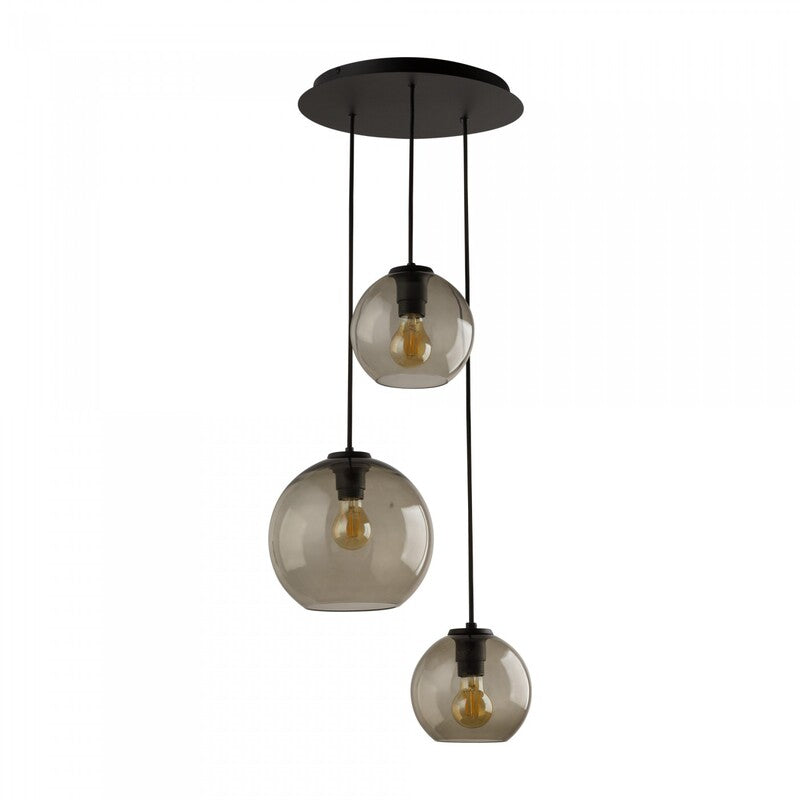 Lyora 3-flammige Hängelampe Glas Vetro Pendelleuchte Esstisch Beleuchtung - 5903139764193