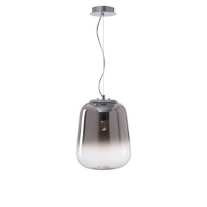 B-Ware NOVA LUCE Pendelleuchte Hängelampe OLIVERIO Chrom Aluminium LED SIEHE TEXT/FOTO