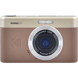 B-Ware Kodak Digitalkamera PIXPRO C1 Braun 13MP Kompaktkamera Fotokamera Full HD