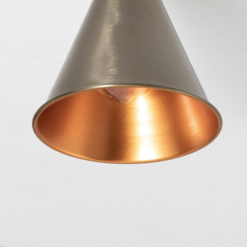 Deckenleuchte Berceste N-679 LED Kupfer antik Dimmbar Metall Ø20cm 24cm hoch - 8681875572667