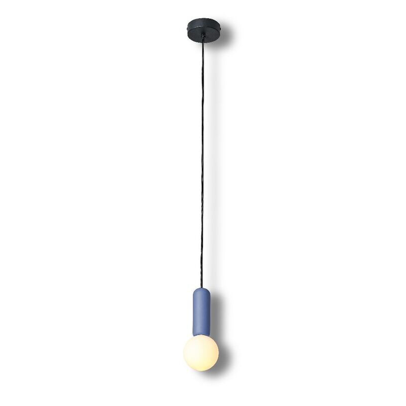 Osram Pendelleuchte Hängelampe Decor Conrete Mic Beton Glaskugel Blau G9 LED - 4058075848382