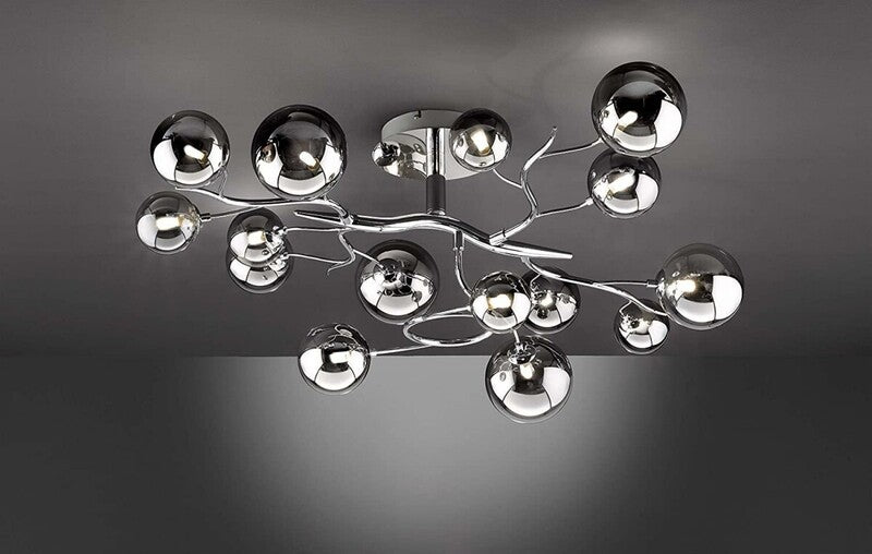 Wofi Deckenlampe Jasmine Deckenlampe Lampe Leuchte Wohnzimmerlampe Glaskugeln - 4003474383279