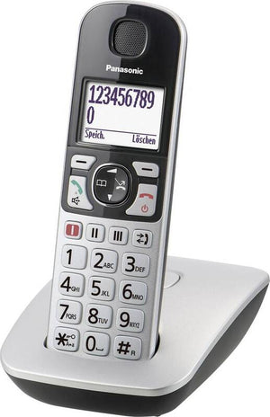 B-Ware Panasonic KX-TGE510GS Schnurloses Seniorentelefon Mobil Beleuchtetes Display