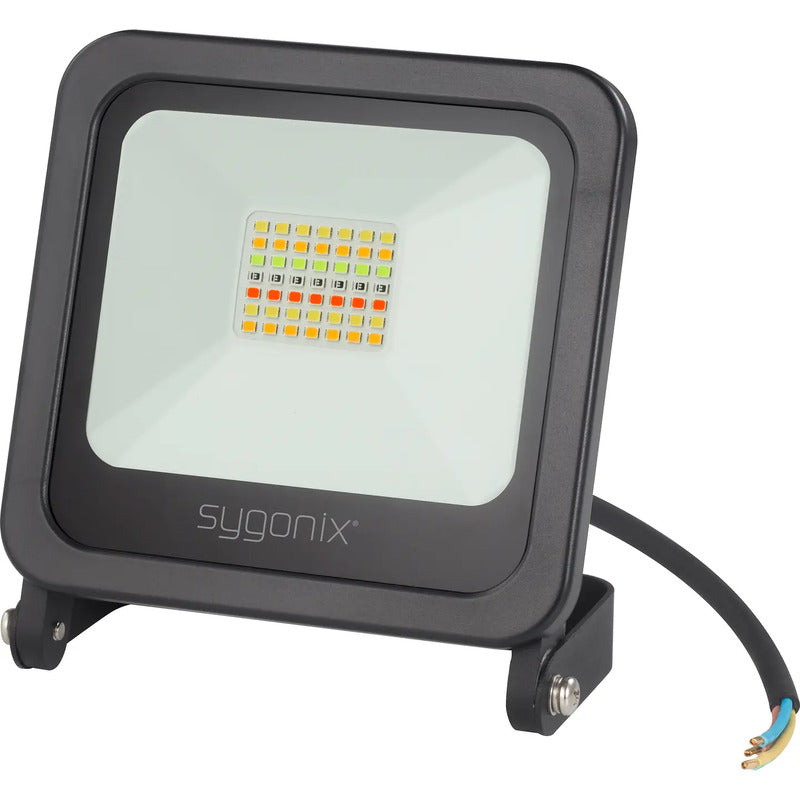 SYGONIX RGBW Außenstrahler 24W 870lm IP65 App steuerbar Schwarz - 4064161188676